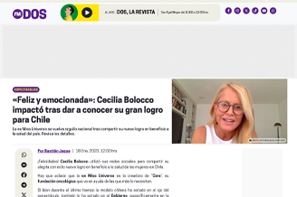 FM Dos: Cecilia Bolocco impactó tras dar a conocer su gran logro para Chile